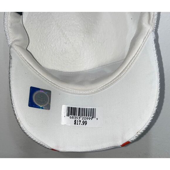 NWOT OKLAHOMA STATE COWBOYS OSU VISOR HAT TOP OF WORLD GOLF ADJUSTABLE SAMPLE - Picture 6 of 7